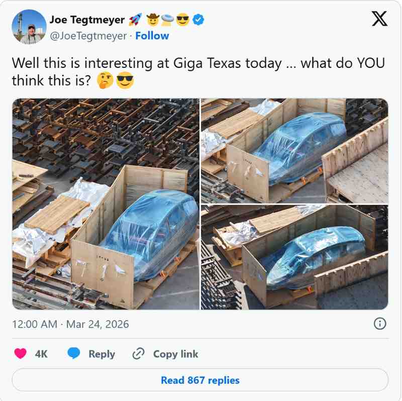  特斯拉得州工厂神秘测试车曝光：长轴距Model Y或登陆北美，技术细节深度解析 汽车科技