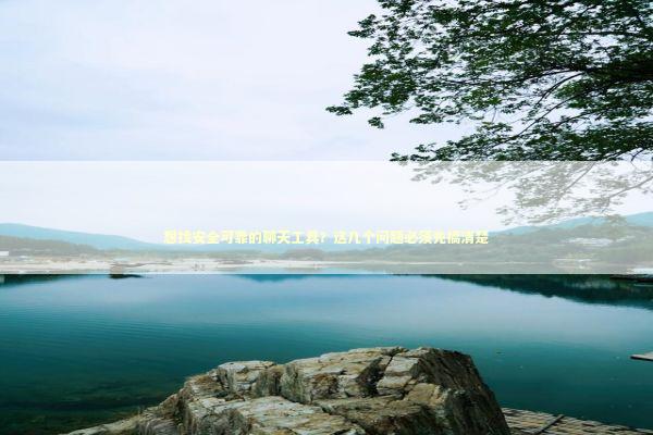 想找安全可靠的聊天工具？这几个问题必须先搞清楚 IT技术