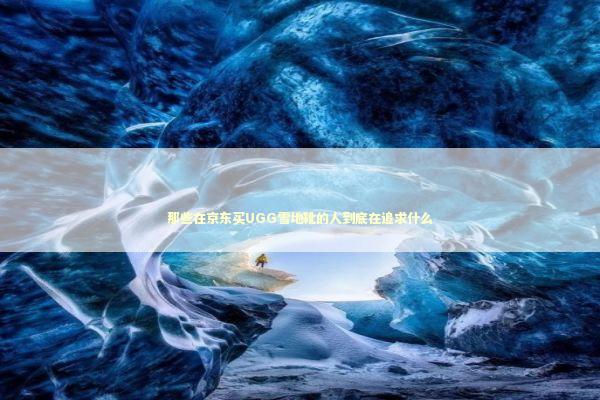 那些在京东买UGG雪地靴的人到底在追求什么 新闻